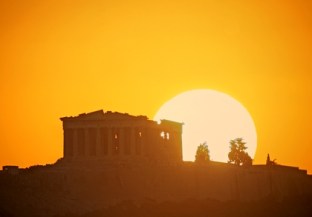 Sun Parthenon -Copyright- Chris Kotsiopoulos