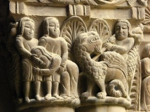 Huesca san Pedro el Viejo capitel