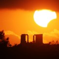 Eclipse over the Temple of Poseidon_