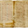 Tablas astronómicas (Siglos XIV-XV) fol. 1v-2r