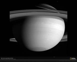 Saturn and Moons