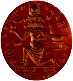 Gnostic_Carnelian_Abraxas_Seal