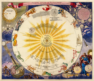 Celestrial Map Circa 1684