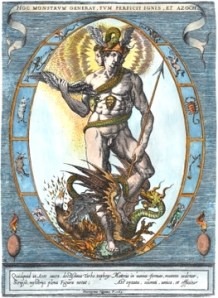 Engraving by Girolamo Olgiati, 1569