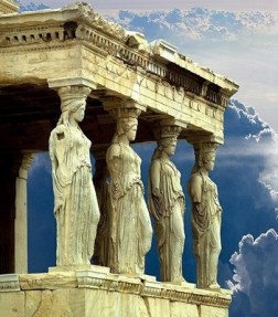 Porch-Of-The-Caryatids--Athens--Greece-