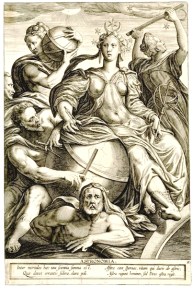 The personification of Astronomy