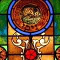 01-stained glass Zodiac window in Jewish Museum of Florida_aries