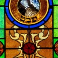 011-stained glass Zodiac window in Jewish Museum of Florida_aquario