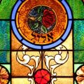 06-stained glass Zodiac window in Jewish Museum of Florida_virgo