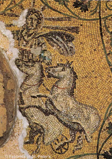 Christ, represented as Sol Invictus. 3rd4th c. AD. Vatican necropolis under St. Peter's Basilica_