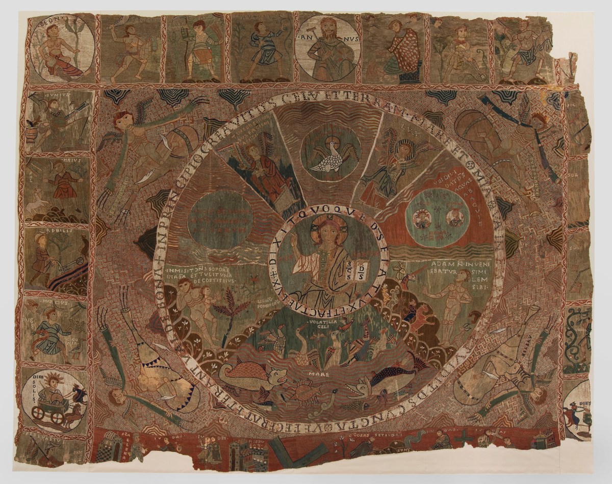 Bordado de la Creación de Girona