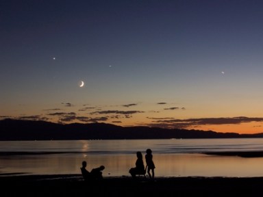 Conjunction at Sunset